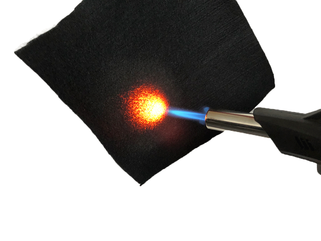 Welding Blanket Fireproof, Heat Resistant Up To 1800F, Flame Retardant  Fabric Material Carbon Felt for Welders