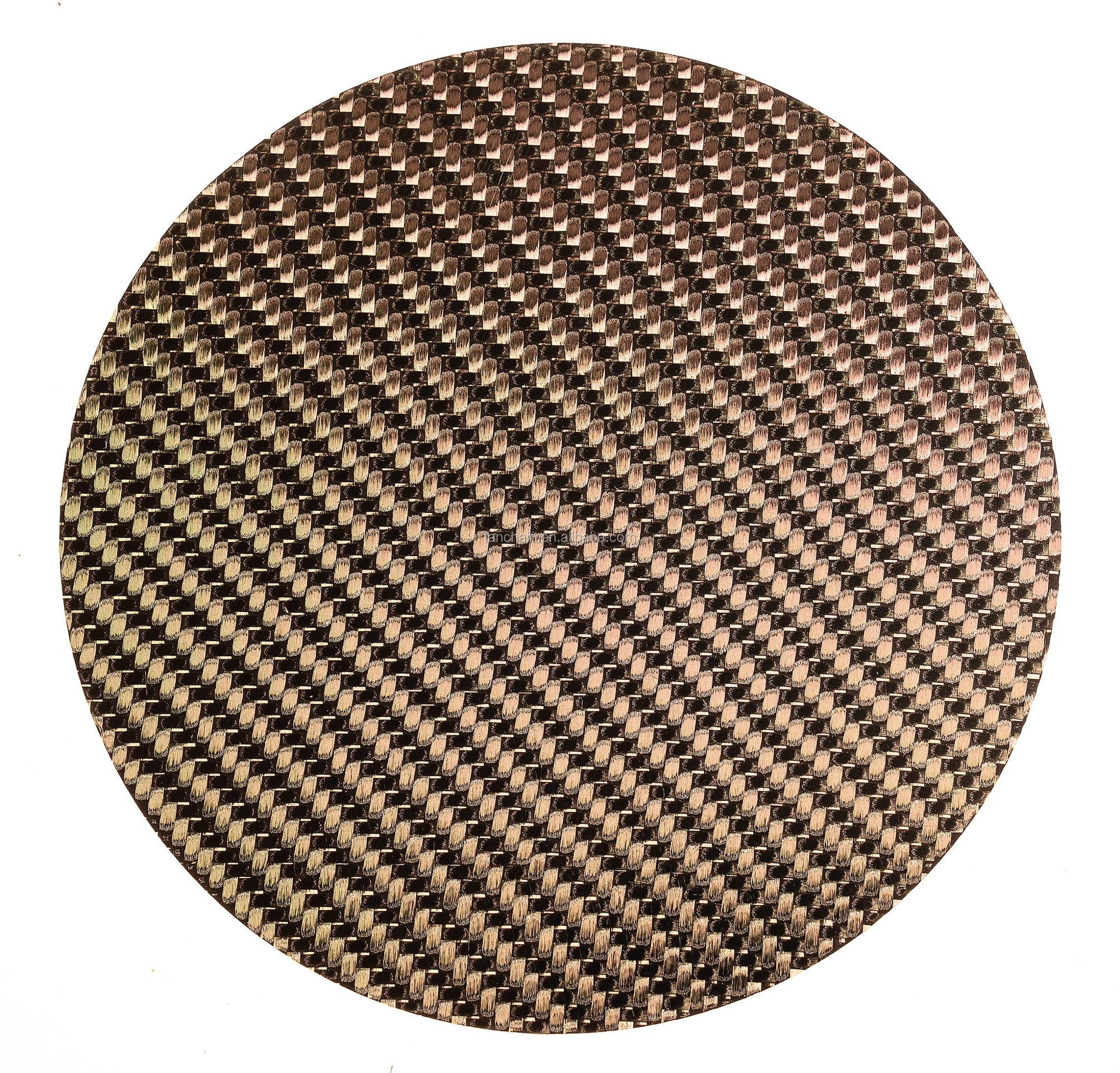 Kevlar e tessuto jacquard in carbonio - tessuto ibrido - 3k - 200gsm