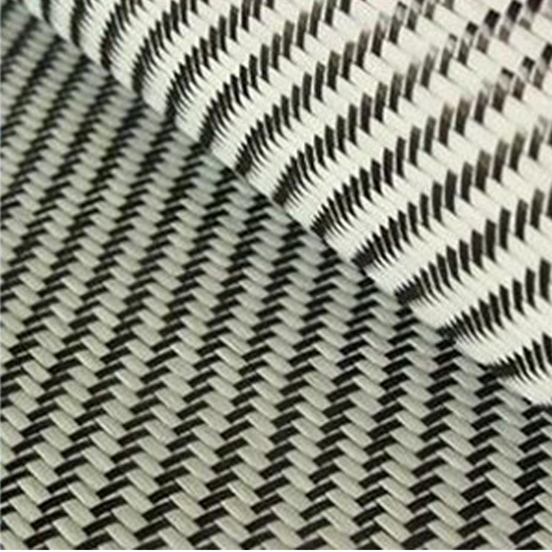 carbon kevlar hybrid fabric