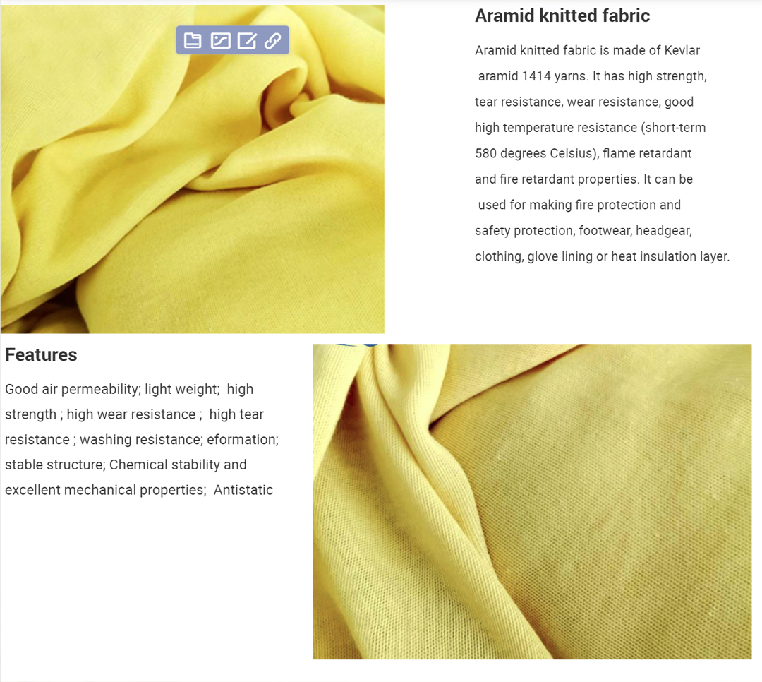kevlar fabric features