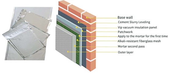 vacuum insulation panel application